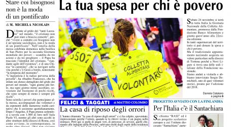 Prima pagina 22 novembre