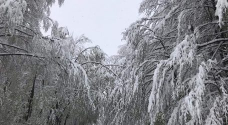 Un 5 maggio con neve e gelo nei paesi dell’alta Valle Staffora