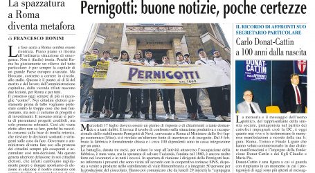 Prima pagina 25 luglio