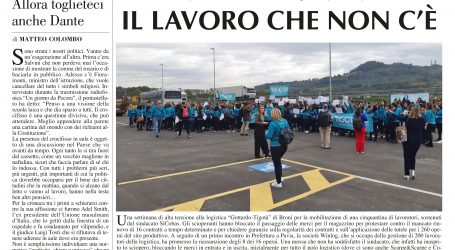 Prima pagina 10 ottobre 2019