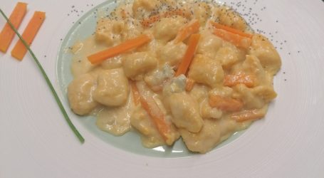 Gnocchi di zucca al gorgonzola