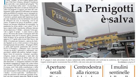 Prima pagina 25 giugno 2020