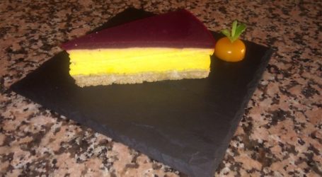 Cheesecake con zafferano