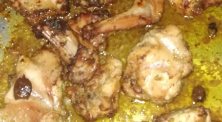 Coniglio con erbe e olive