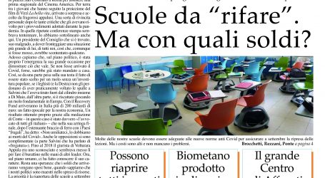 Prima pagina 23 luglio