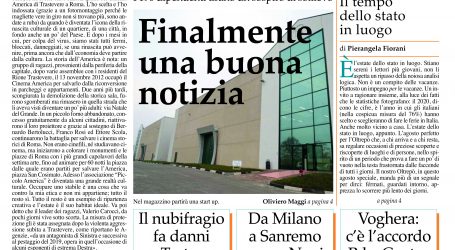 Prima pagina 6 agosto 2020