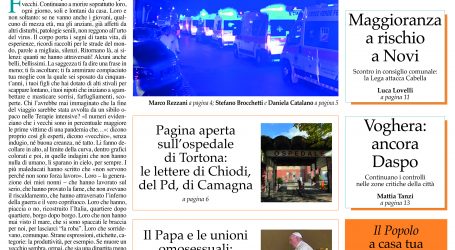 Prima pagina 12 novembre