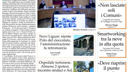 Prima pagina 28 gennaio