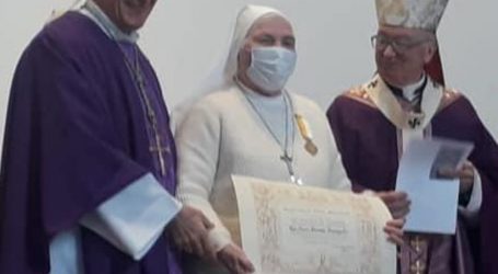 Onorificenza papale assegnata a suor Donata Montagnoli