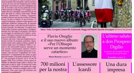 Prima pagina 20 maggio