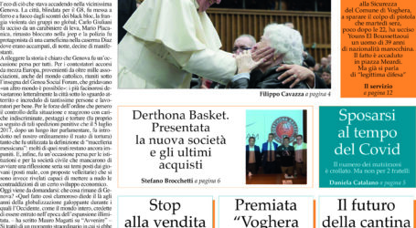 Prima pagina 22 luglio