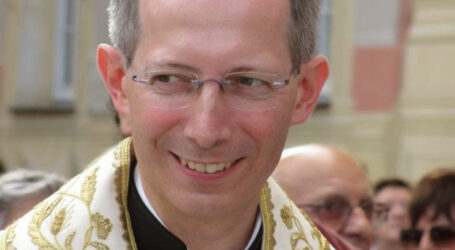 Le prime parole rivolte da Mons. Marini all’Arcivescovo Viola e alla nostra Diocesi