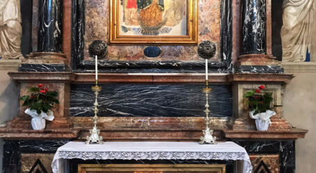 Restaurato l’affresco della Madonna del Soccorso