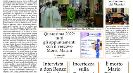 Prima pagina 24 febbraio