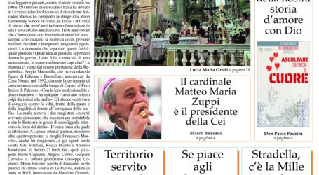 Prima pagina 26 maggio