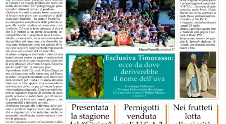 Prima pagina 28 luglio