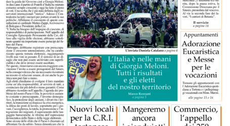 Prima pagina 29 settembre