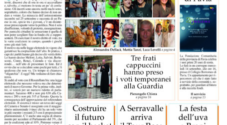 Prima pagina 8 settembre