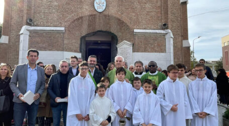 Agricoltori in preghiera alla Madonna della Guardia