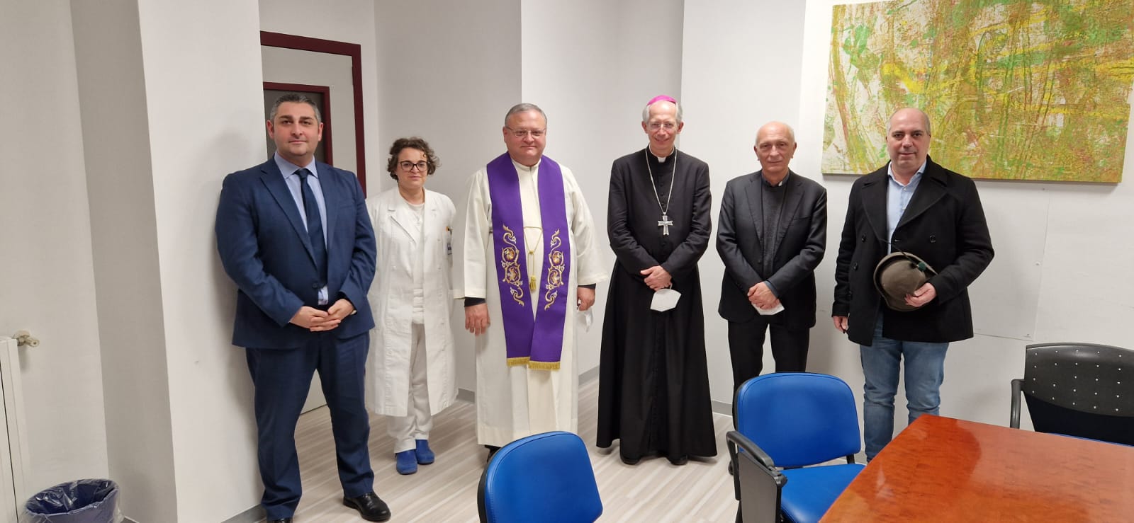 Visita del vescovo al “Don Gnocchi” - Il Popolo Tortona
