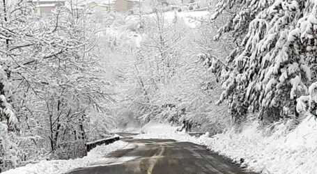 Torna la neve in Oltrepò: disagi alla circolazione