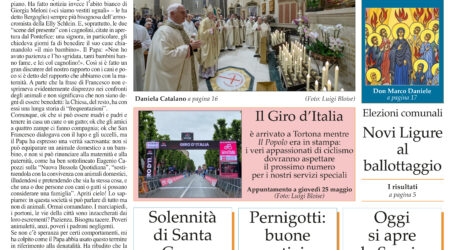 Prima pagina 18 maggio