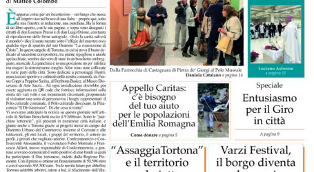 Prima pagina 25 maggio