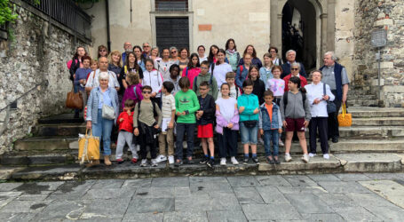 In gita a San Giulio con i bambini