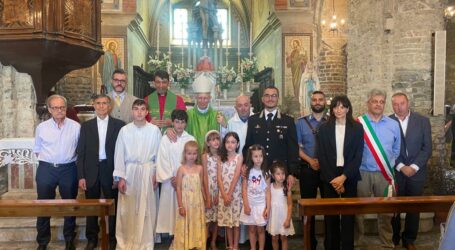 Messa con il vescovo a Fabbrica Curone
