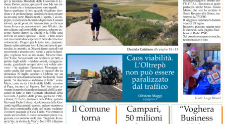 Prima pagina 27 luglio