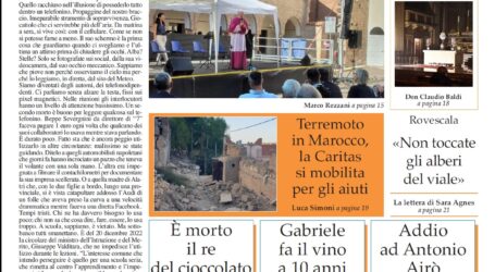 Prima pagina 14 settembre