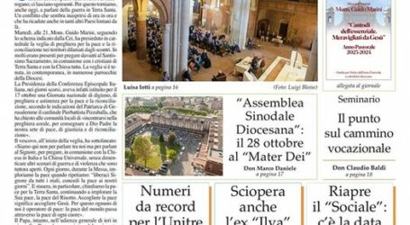 Prima pagina 19 ottobre