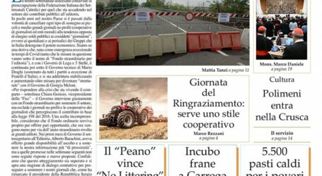 Prima pagina 9 novembre