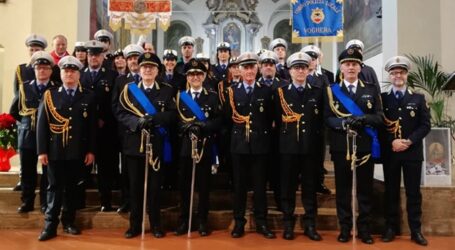 I vigili in festa per san Sebastiano