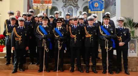 I vigili in festa per san Sebastiano