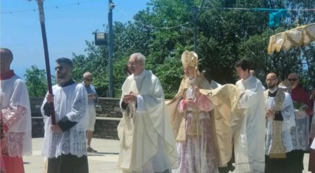 Con i fedeli della Liguria a Montallegro