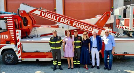 Piattaforma aerea per i Vigili del Fuoco