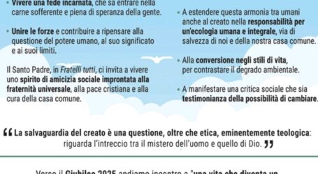 “Coltivatori e non predatori: occorrono limiti etici allo sviluppo”