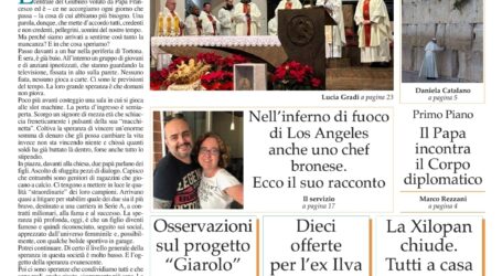 Prima pagina 16 gennaio 2025