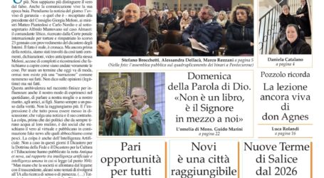 Prima pagina 30 gennaio 2025