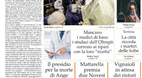 Prima pagina 13 febbraio 2025