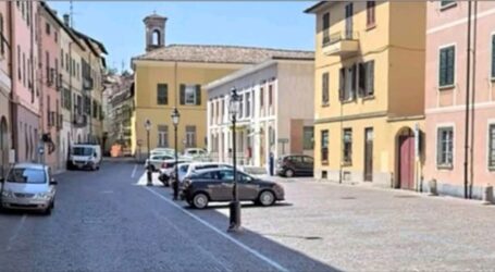 Lavori in corso nelle via della città