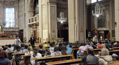 I cresimandi di Novi accolti in cattedrale e dai francescani
