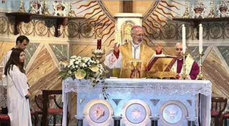 Mons. Marini per la prima volta a Cappelletta