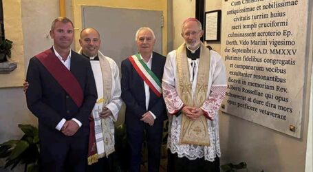 A San Giacomo è stato benedetto il campanile