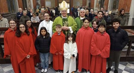 Mons. Dellagiovanna accolto dalla Comunità interparrocchiale