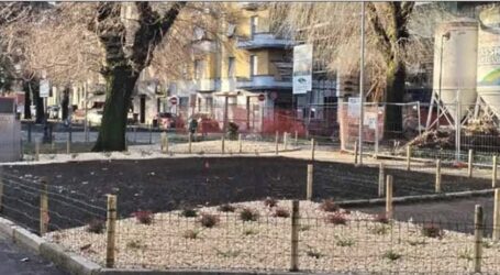 Era un’area degradata, adesso è un giardino