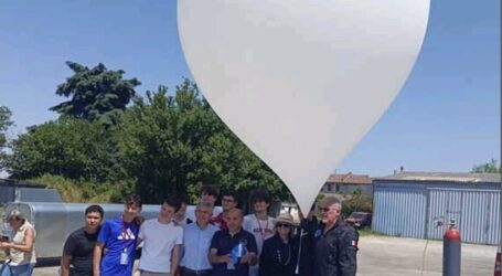 Decollato l’aerostato di “Touching the Sky”