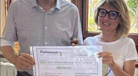 Una donazione di 5.000 euro al “San Giuseppe”