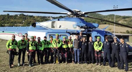 Prove tecniche di intervento in montagna con l’elicottero